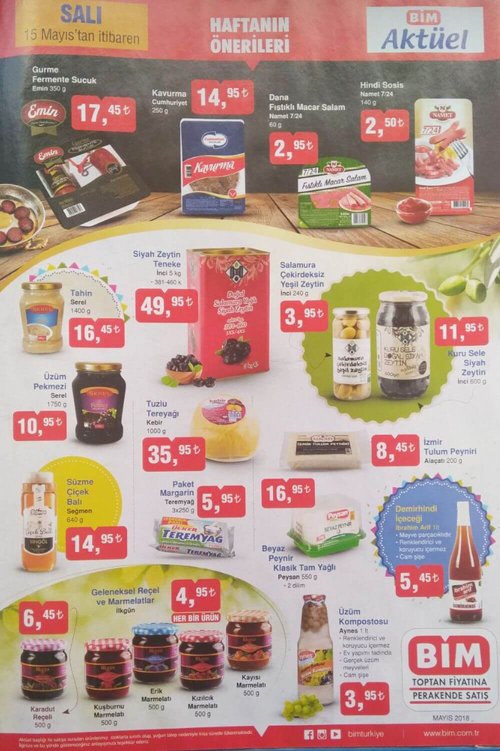 bim ramazan ürünleri