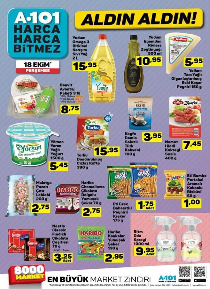18 ekim a101 katalogu