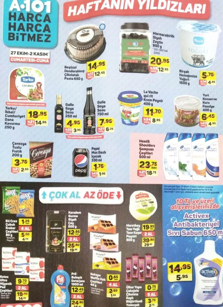 a101 market aktüel ürünleri