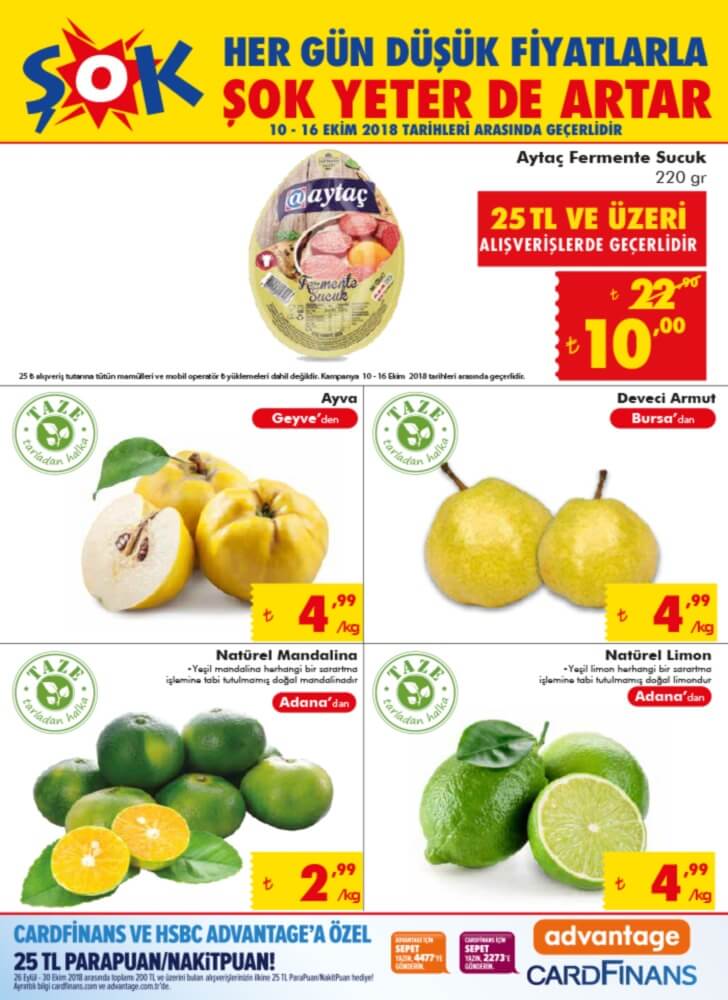 şok aktüel katalogu 10 ekim