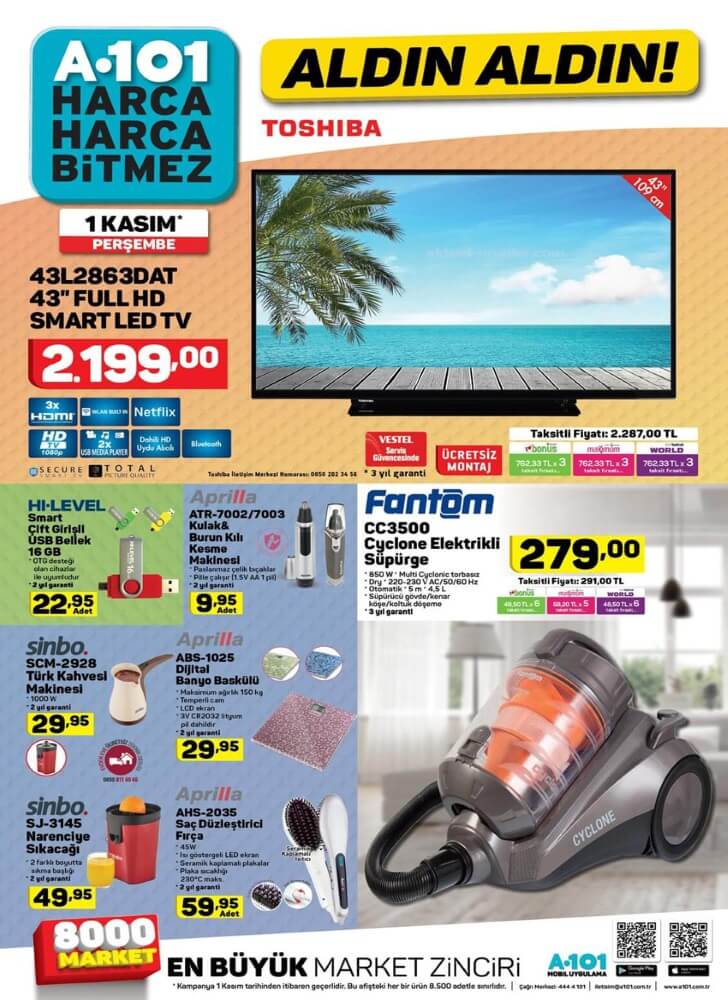 a101 1 kasım 2018 sayfa1