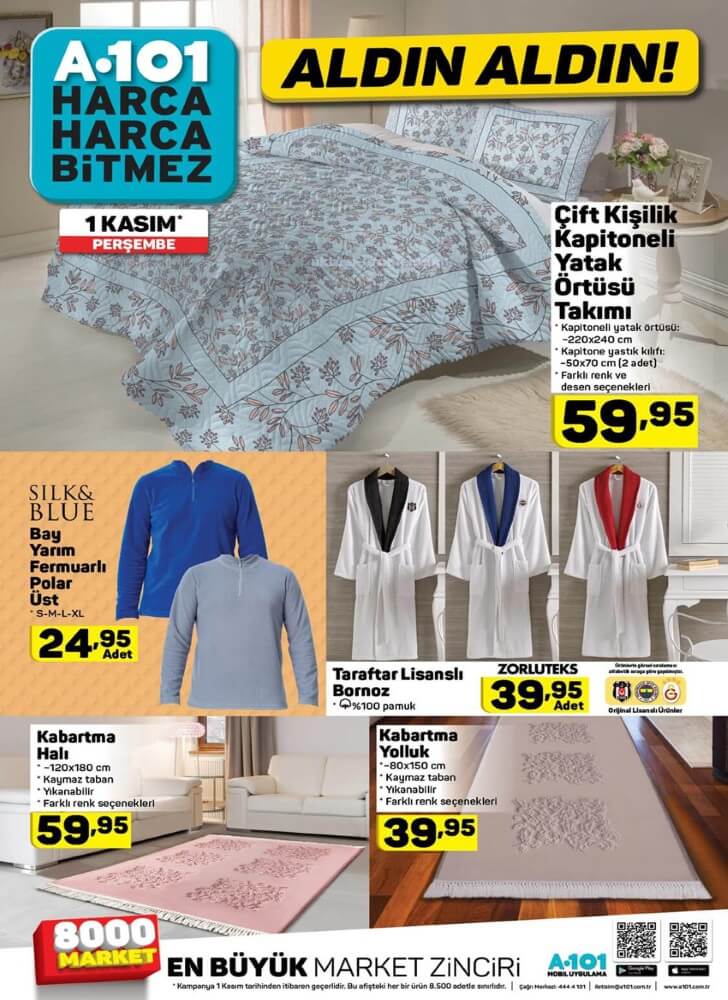 a101 aktuel 1 kasım 2018