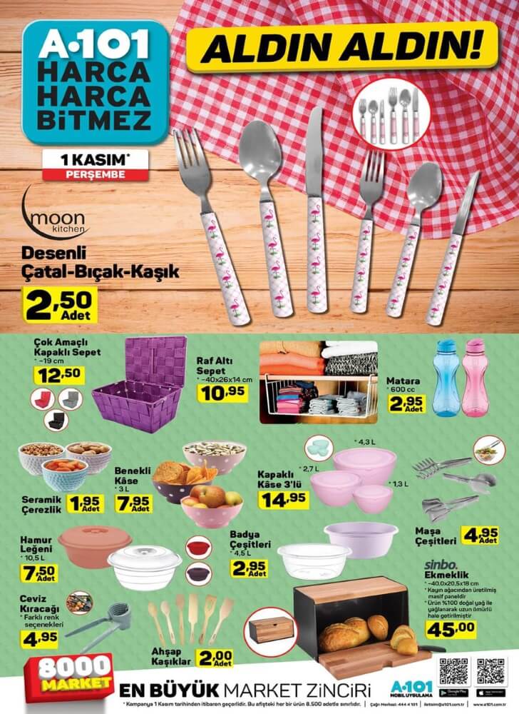 1 kasim a101 katalog