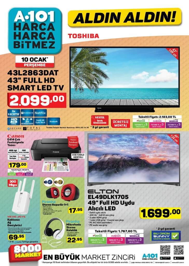 a101 10 ocak 2019