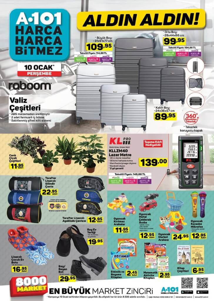 10 ocak 2019 a101 katalog