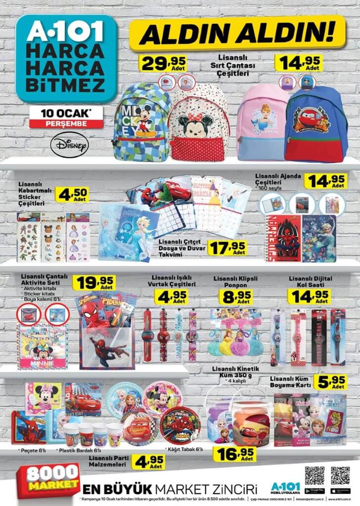 a101 kırtasiye ürünleri