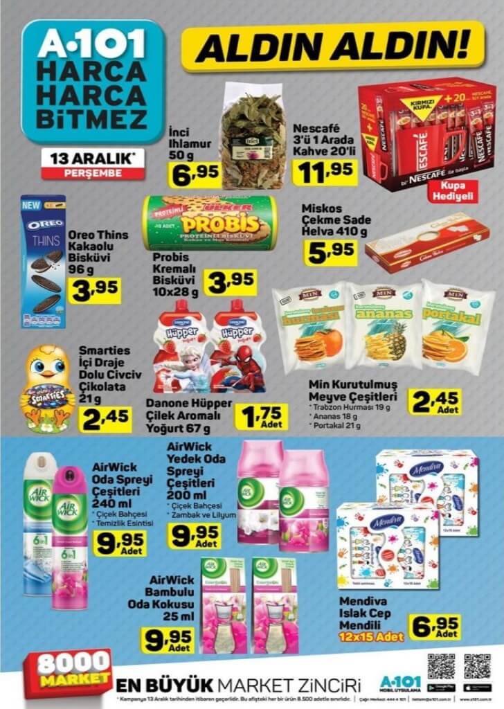 a101 gıda urunleri