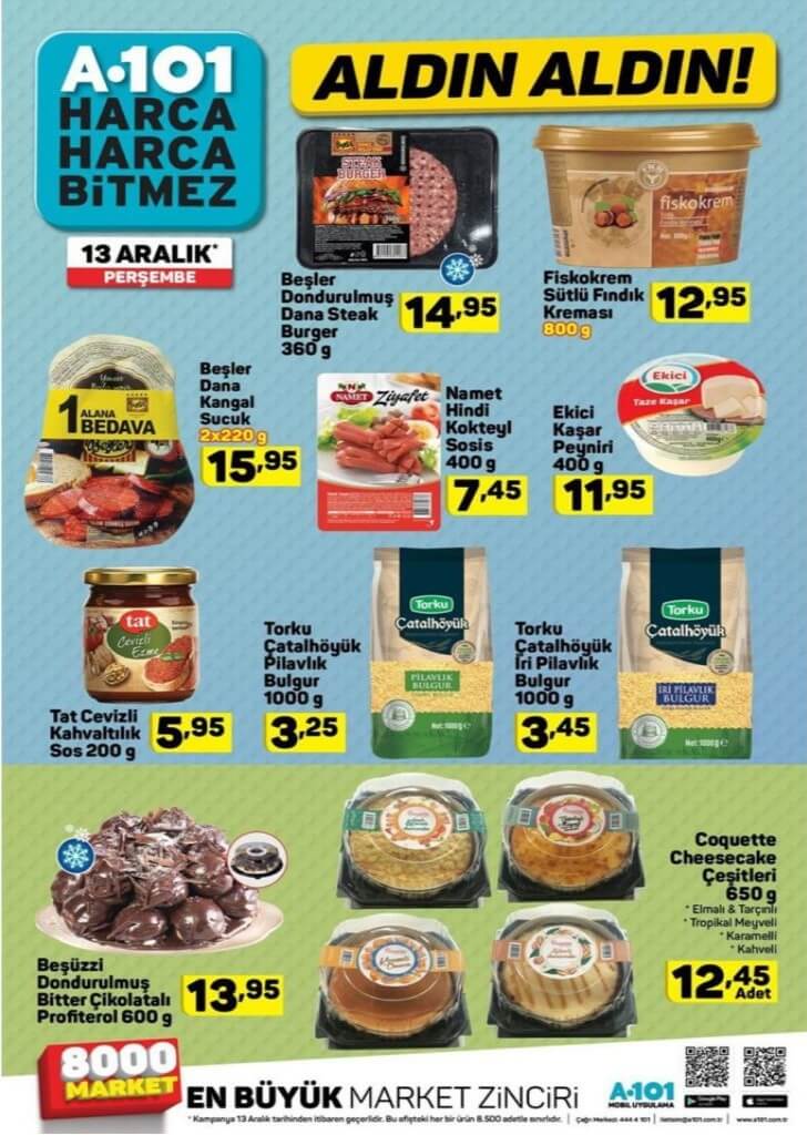 a101 market broşürü