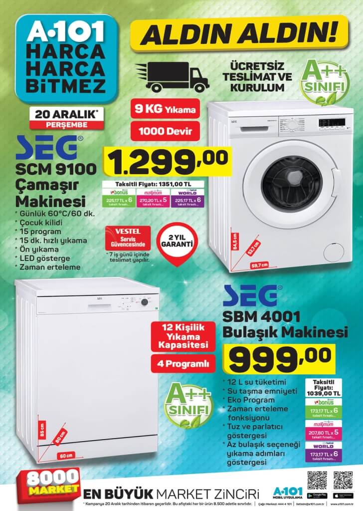 20 aralik 2018 a101 aktuel