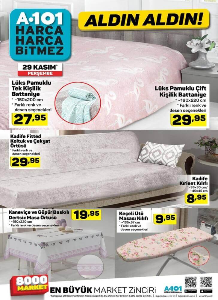 a101 brosürü 29 kasim