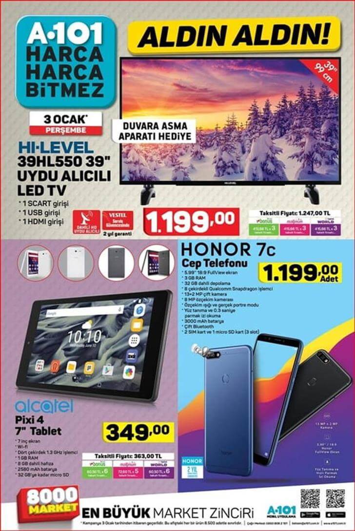 a101 3 ocak 2019