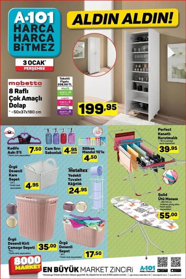 a101 market 3 ocak 2019