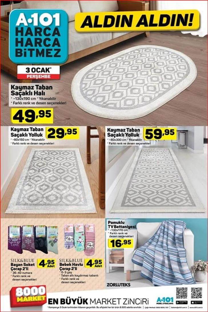 a101 3 ocak 2019 ürünleri