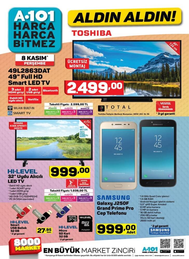 a101 8 kasım 2018