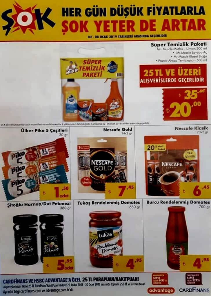 sok ürünleri 2 ocak carsamba
