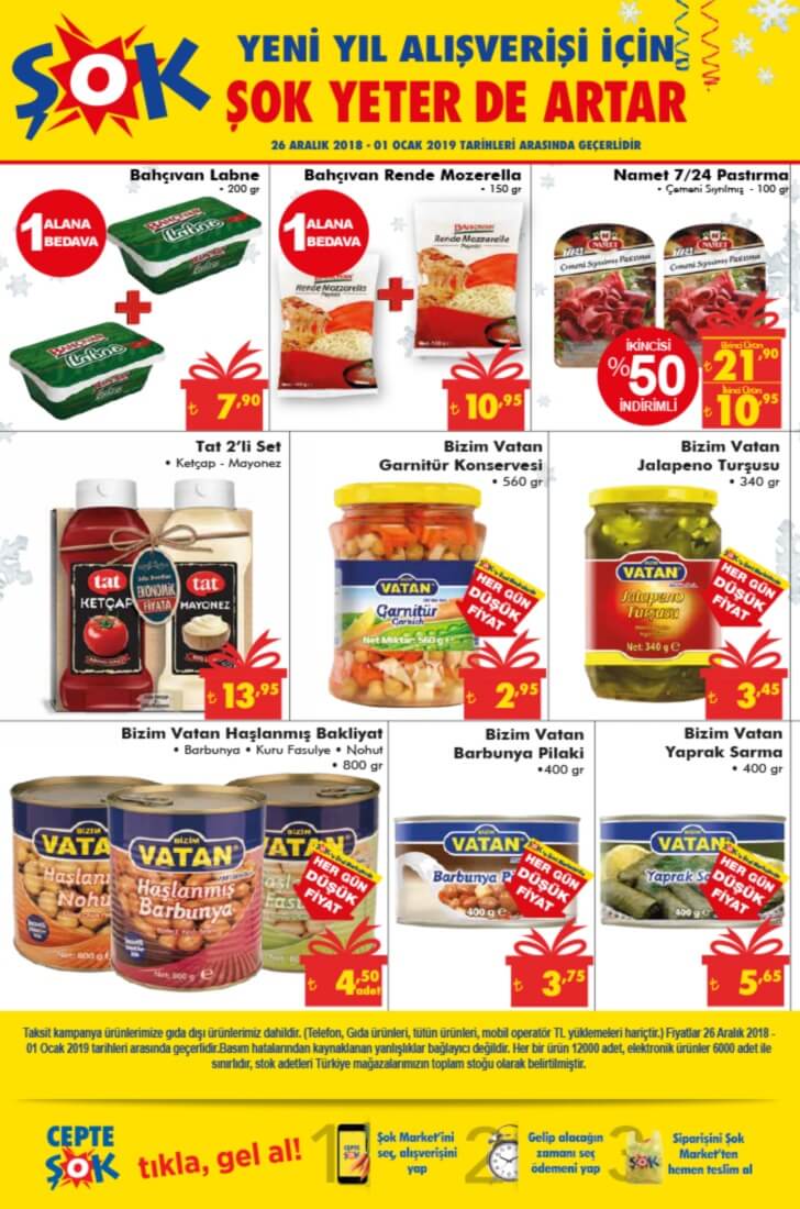 şok katalogu 2 ocak 2019
