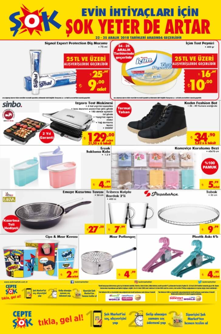 sok 22 aralık 2018 hafta sonu aktüel