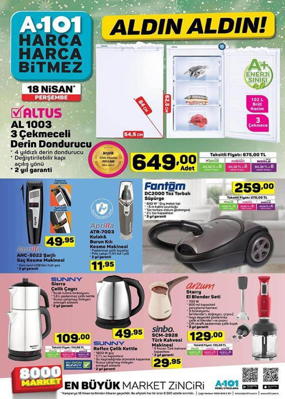 a101 aktüel 18 nisan 2019