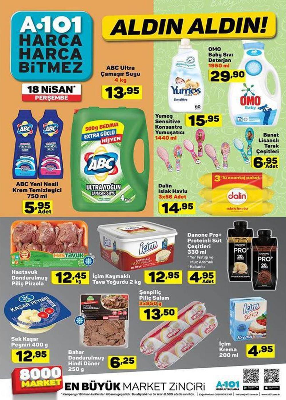 a101 temizlik ürünleri 18 nisan