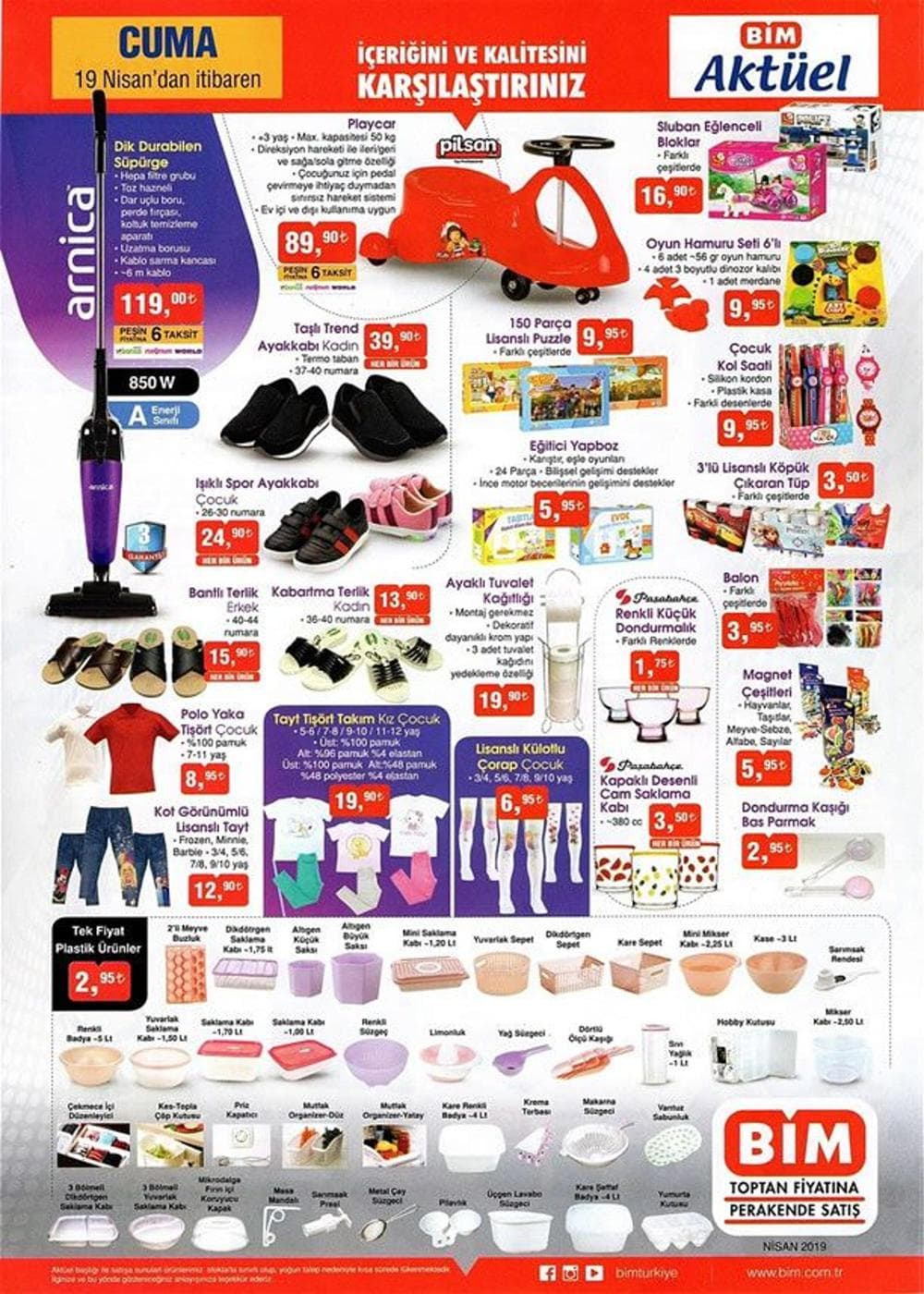bim aktüel 19 nisan 2019 katalogu