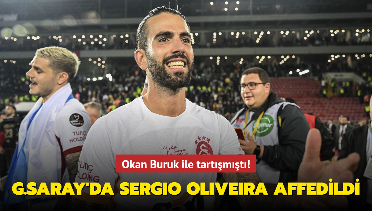 Okan Buruk ile tartışmıştı! Galatasaray’da Sergio Oliveira affedildi